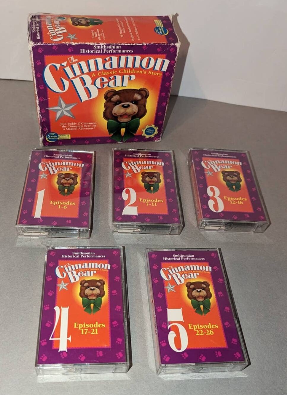 Vintage 1995 Cinnamon Be 5 Audio Cassettes Smithsonian Collection Like New